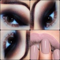 Eye Makeup with Lipstick Suggestion